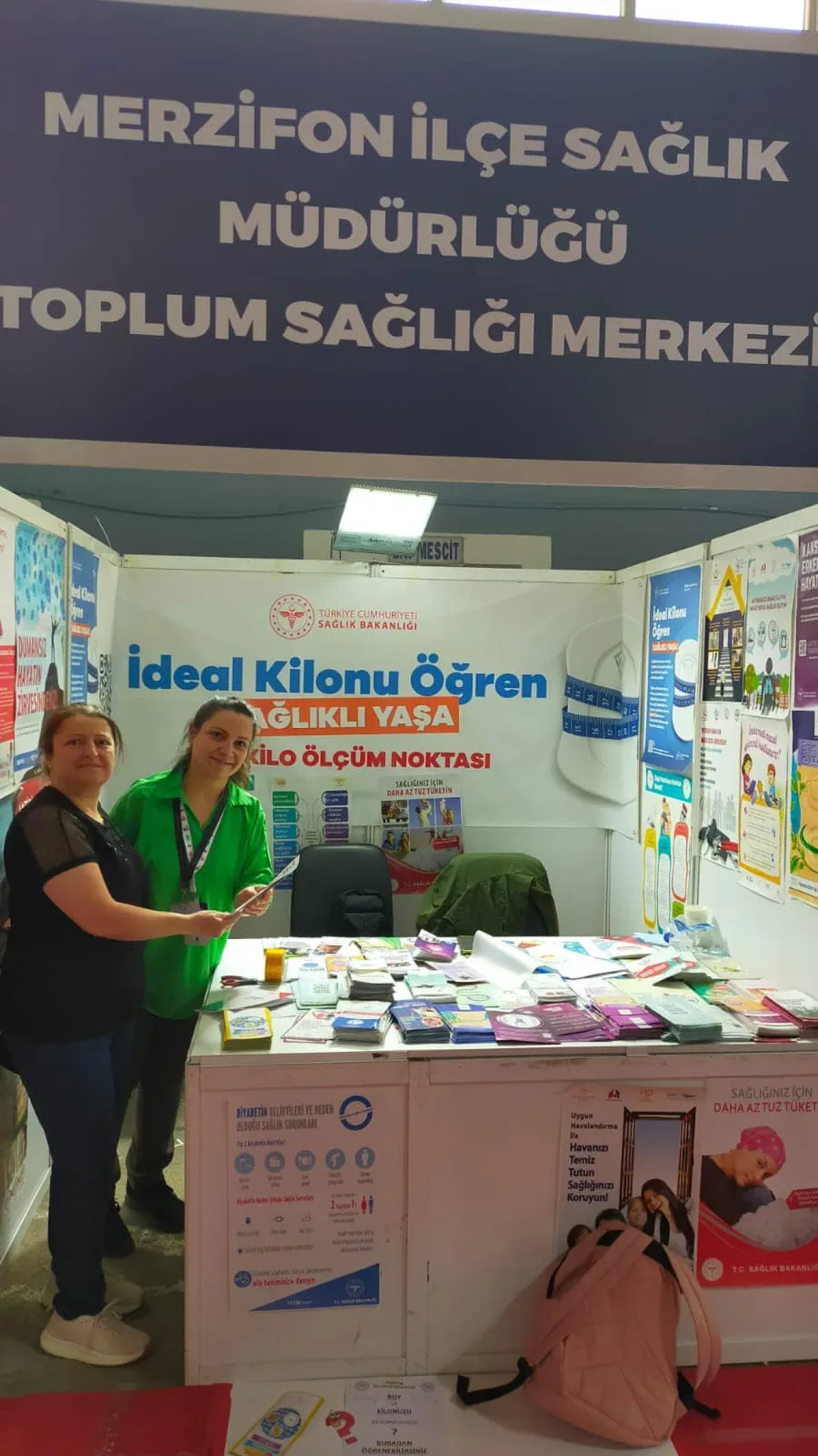 “İdeal Kilonu Öğren, Sağlıklı Yaşa”: Merzifon TSM, Kitap Fuarında Sağlıklı Yaşamı Anlattı