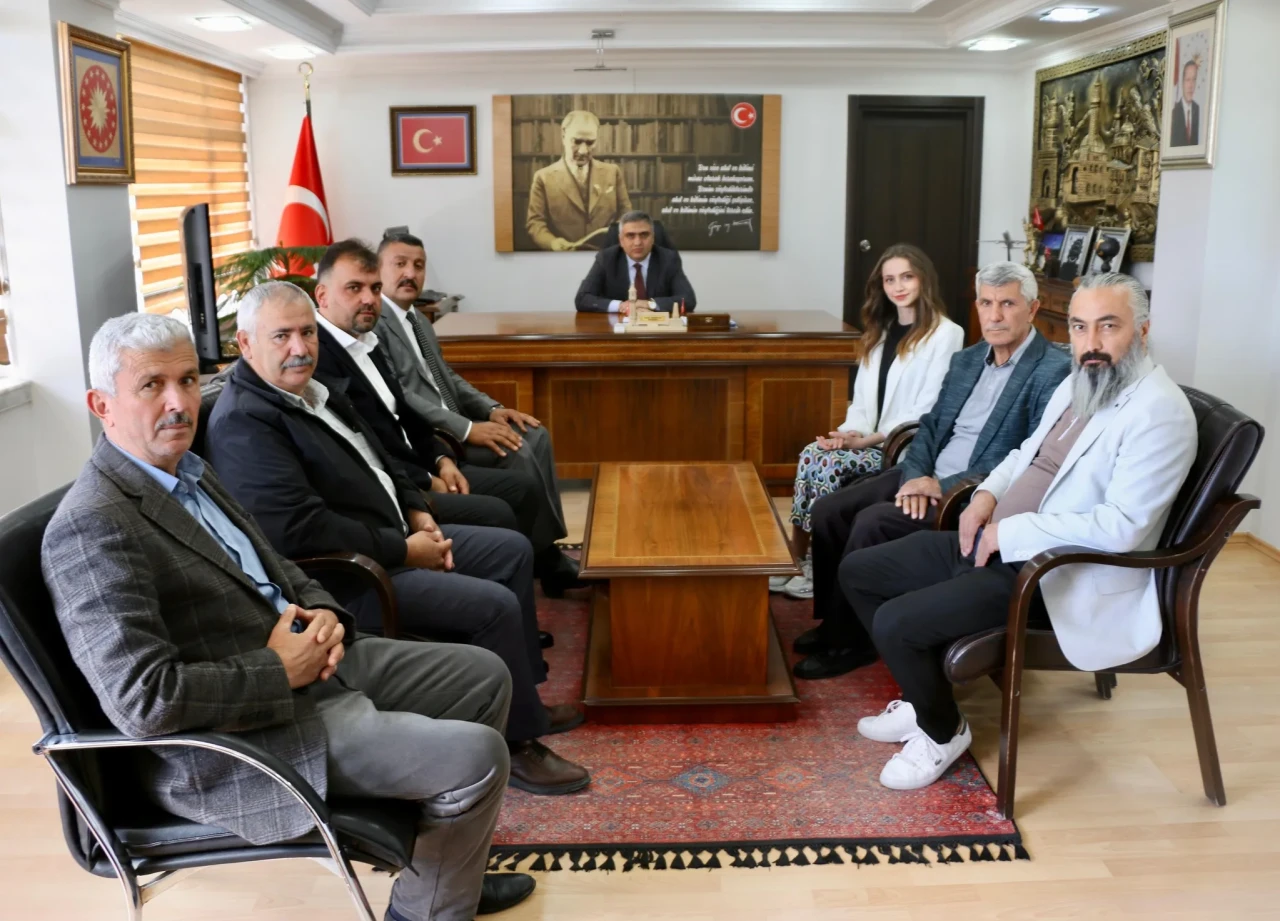 Ziraat Odası’ndan Kaymakam Karaaslan’a Çiftçiler Günü Ziyareti