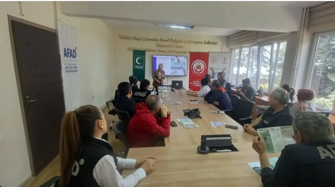 AFAD Personeline Yeşilay’dan Bağımlılıkla Mücadele Eğitimi
