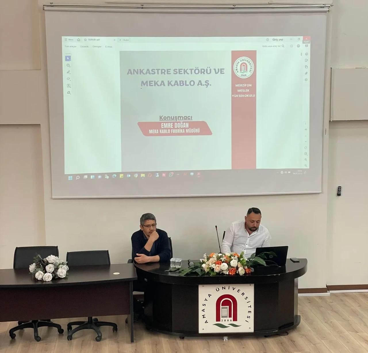 MEKA Kablo’dan Merzifon MYO Öğrencilerine Sektörel Rehberlik: Ankastre ve İstihdam Fırsatları Masaya Yatırıldı