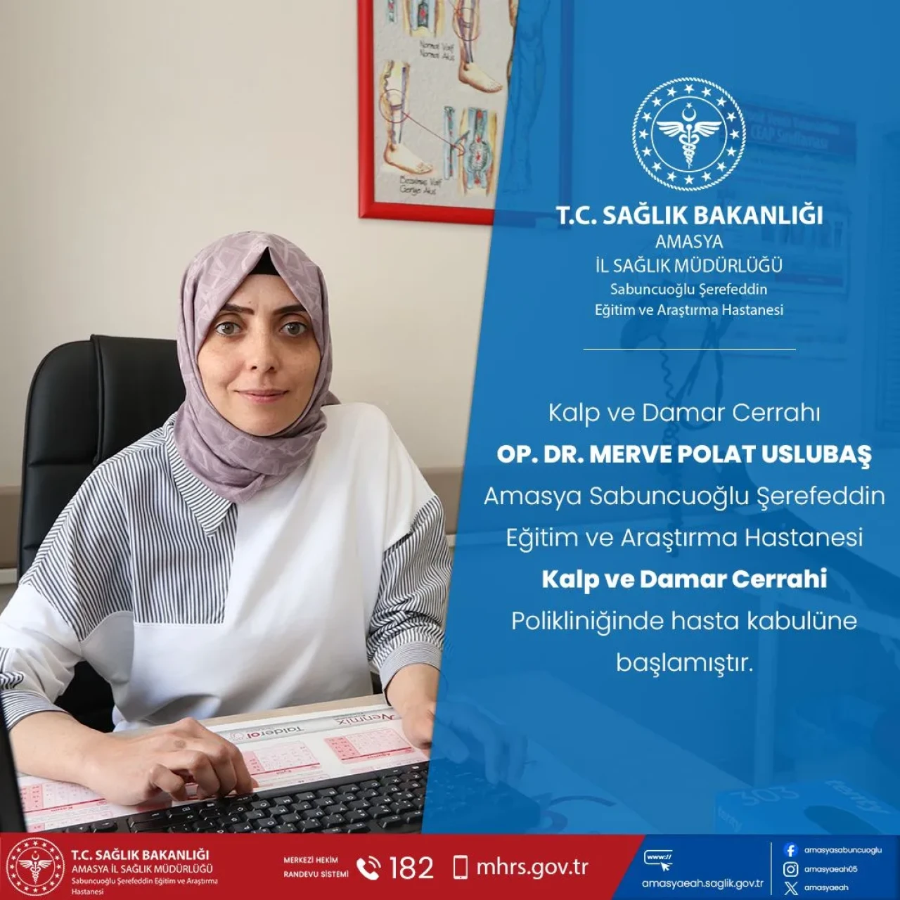 Amasya’da Sağlıkta Güçlü Adım: İki Yeni Uzman Hekim Göreve Başladı