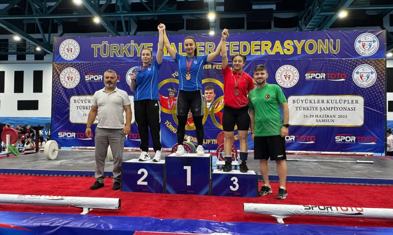 Merzifonlu Halterci Zehranur Aslan’dan Türkiye 3.lüğü ve Rekorlarla Gelen Gurur!