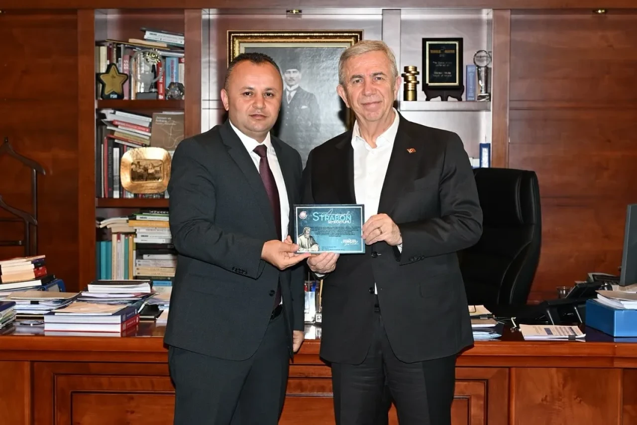 Başkan Turgay Sevindi’den Mansur Yavaş’a Ziyaret: “Strabon Sempozyumu’na Davet Ettik”