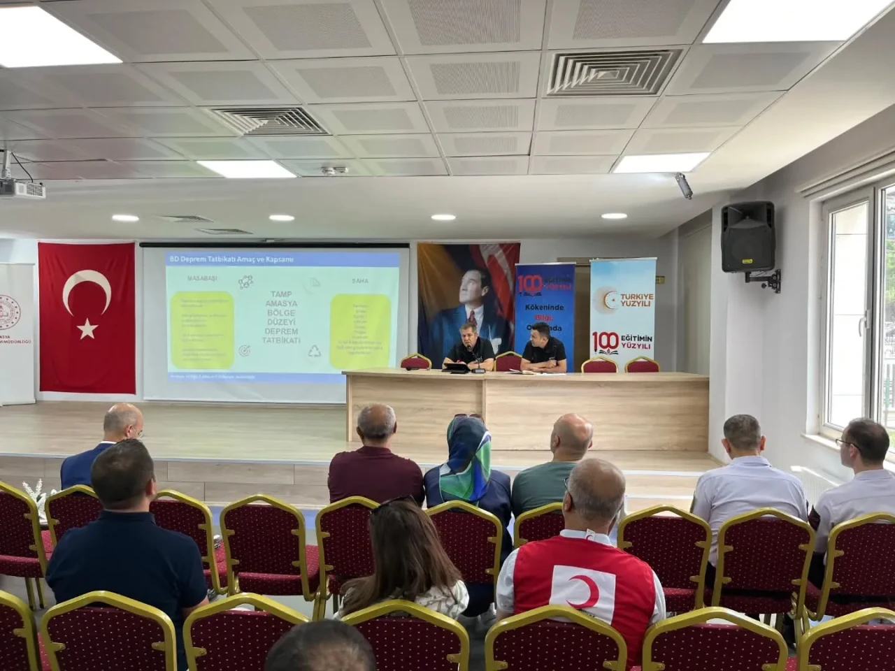 Amasya AFAD, Deprem Tatbikatı Öncesi Kamu Kurumlarını Bilgilendirdi