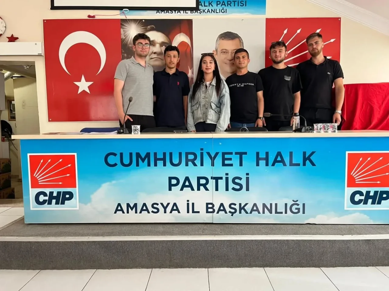Üniversiteli Gençlerden CHP Amasya İl Başkanlığı’na Ziyaret