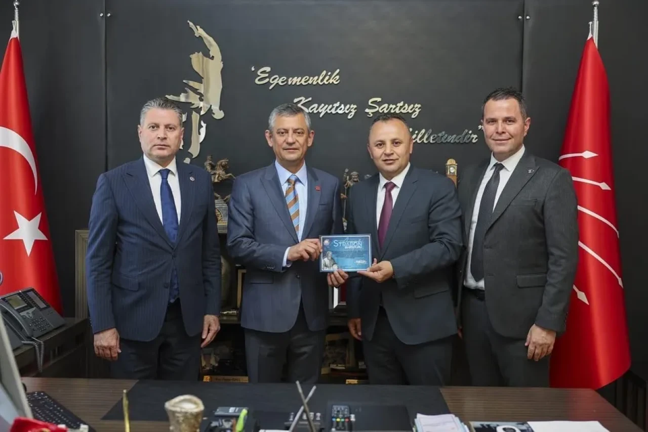 CHP Heyetinden Özgür Özel’e Strabon Sempozyumu Daveti