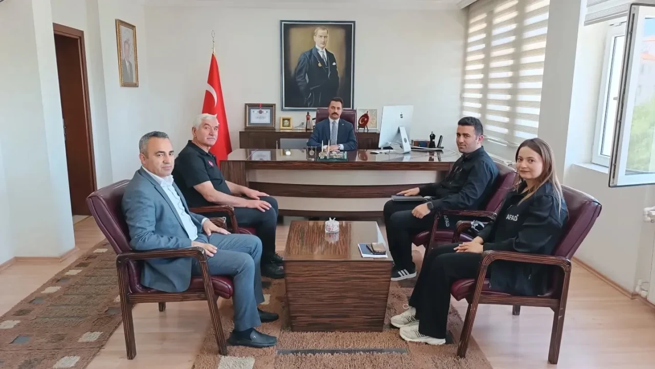 Yozgat AFAD İl Müdürü Abdülkadir Karakoç’tan Göynücek Kaymakamı Osman Demirgül’e Ziyaret