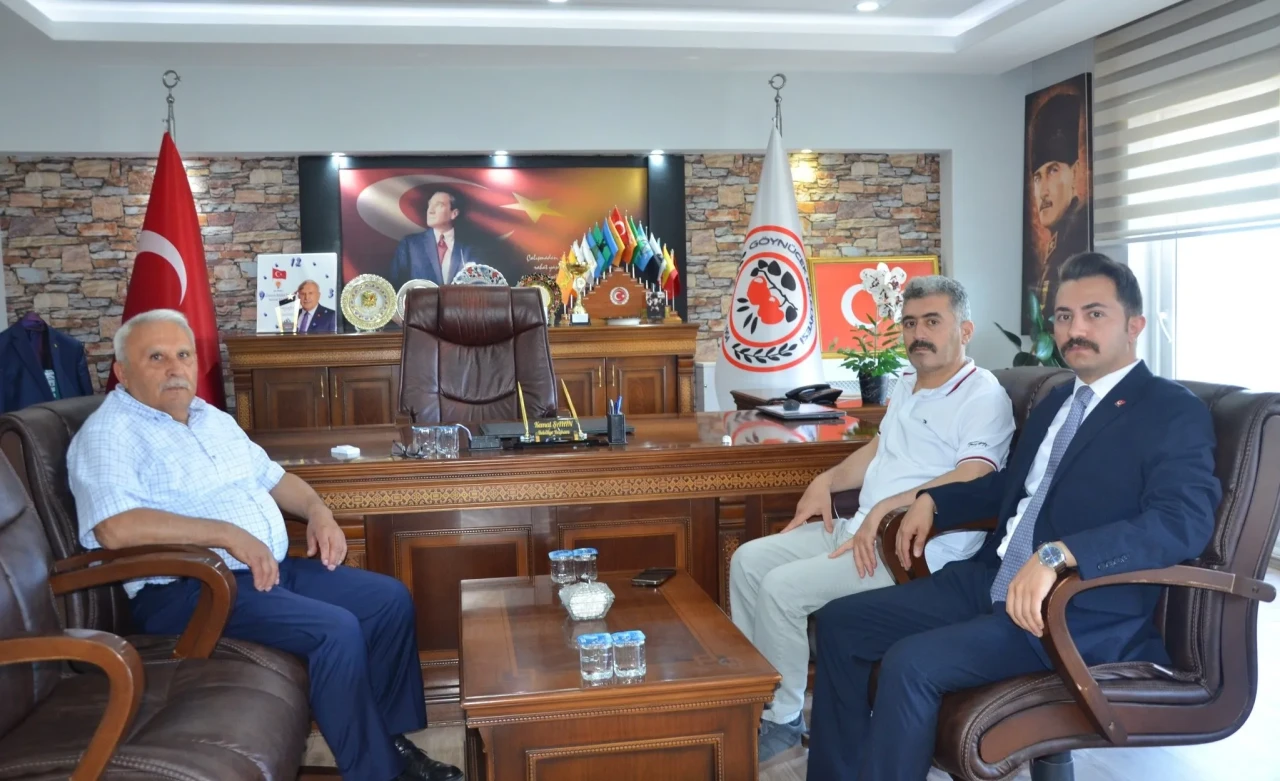 Mülkiye Müfettişi Çetin’den Göynücek Belediye Başkanı Şahin’e Ziyaret