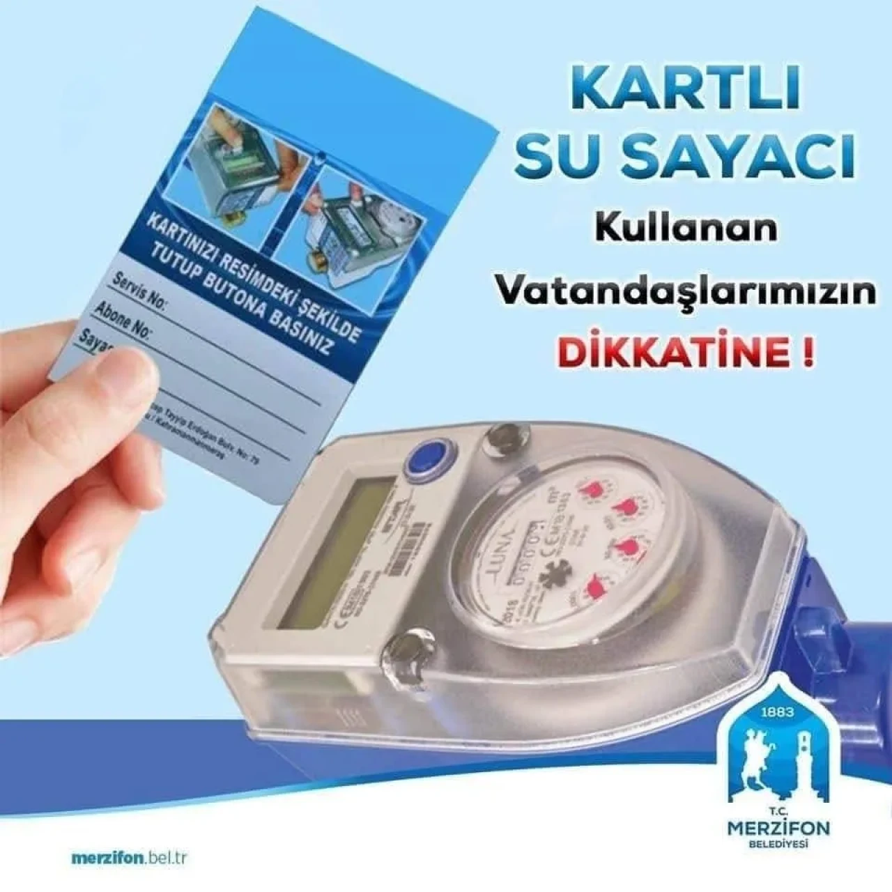 Merzifon Belediyesi’nden Bayramda Su Yükleme Uyarısı: Gelir Şefliği 4 Gün Açık Olacak