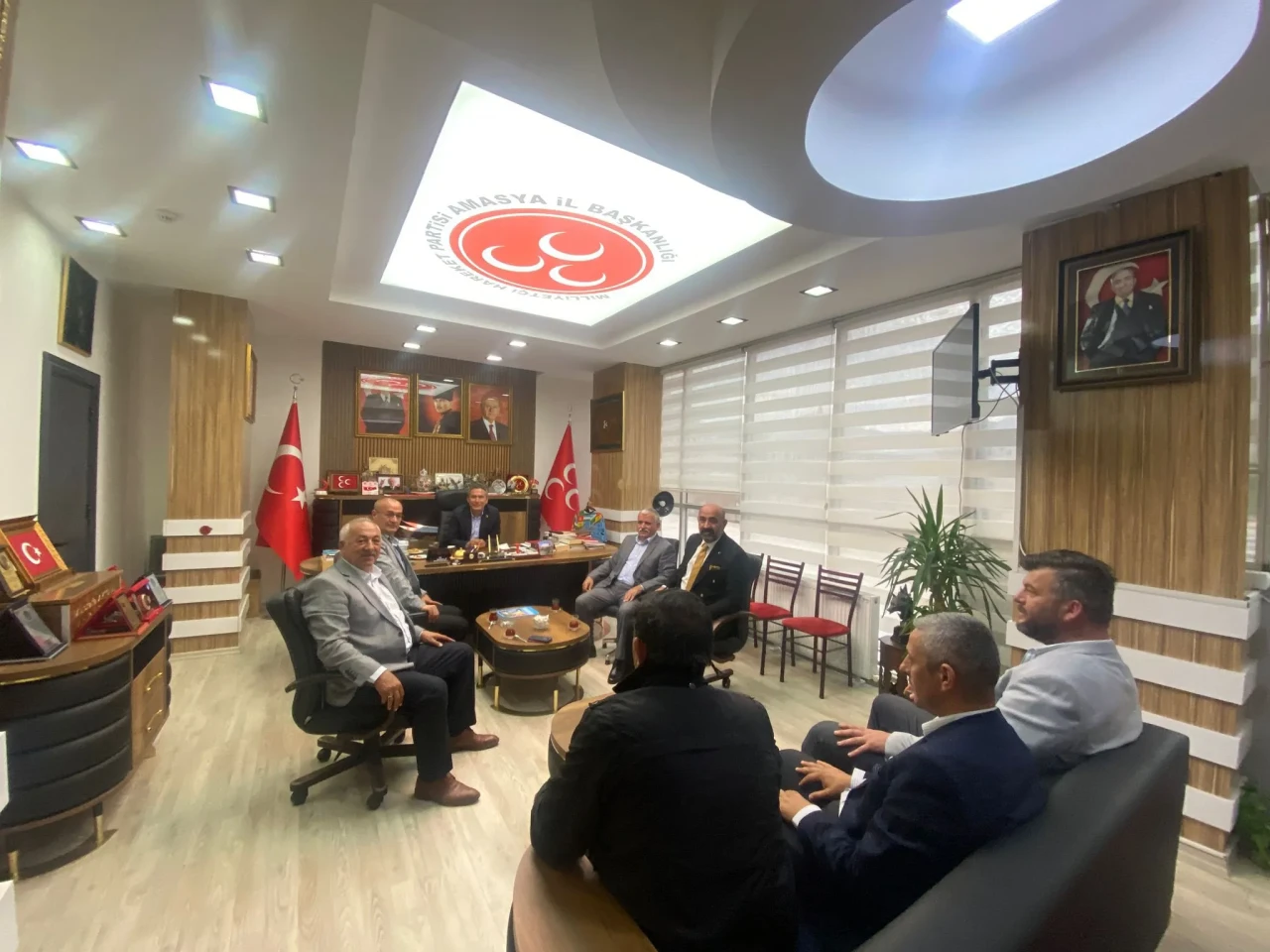 MHP Amasya İl Başkanlığı İlçe Başkanları Toplantısı Gerçekleştirildi