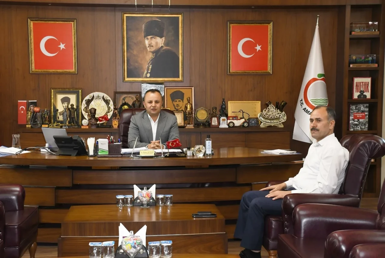 Başkan Turgay Sevindi, Denetimli Serbestlik Müdürü Bekir Türkmen’e Teşekkür Etti