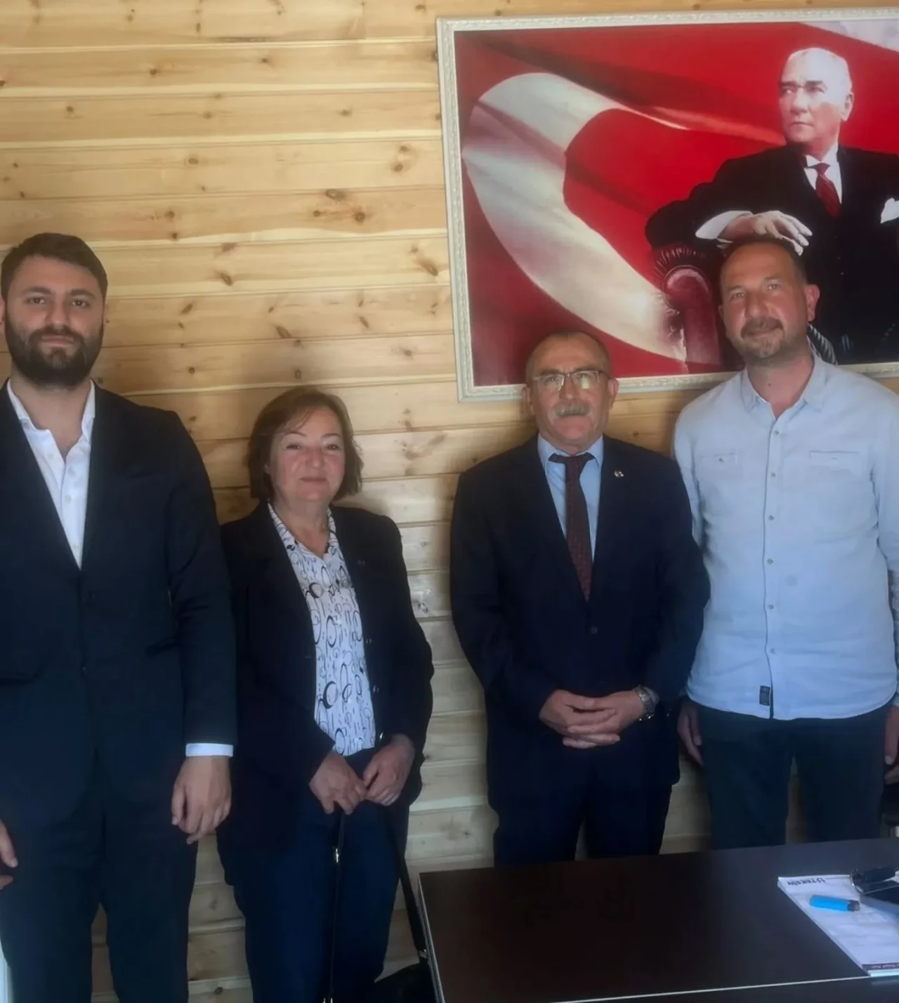 CHP Merzifon İlçe Teşkilatı’ndan Hacıbalı Mahallesi Muhtarlığı’na Hayırlı Olsun Ziyareti