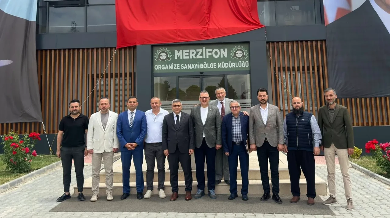 AK Parti Heyetinden Merzifon OSB’ye Hayırlı Olsun Ziyareti