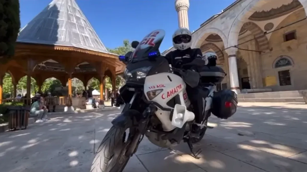 Amasya’da Bayramda Sağlık Güvencesi: Motorize Ekipler Nöbette