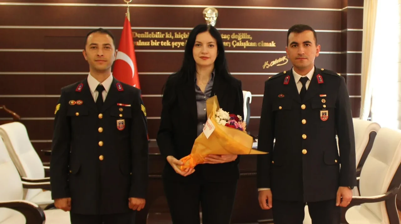 Kaymakam Erdoğan’dan Jandarmaya Anlamlı Jest: 186. Yıl Ziyareti ve Başarı Belgesi
