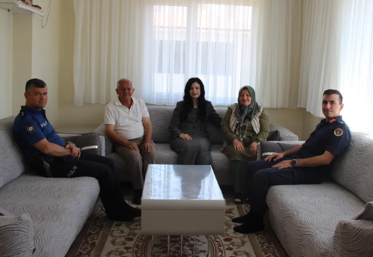 Hamamözü Kaymakamı Büşra Erdoğan’dan Gazi Ailelerine Ziyaret
