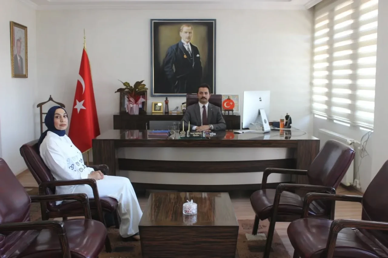 Göynücek 70. Yıl MTAL Müdürü Şule Şahin'den Veda Ziyareti