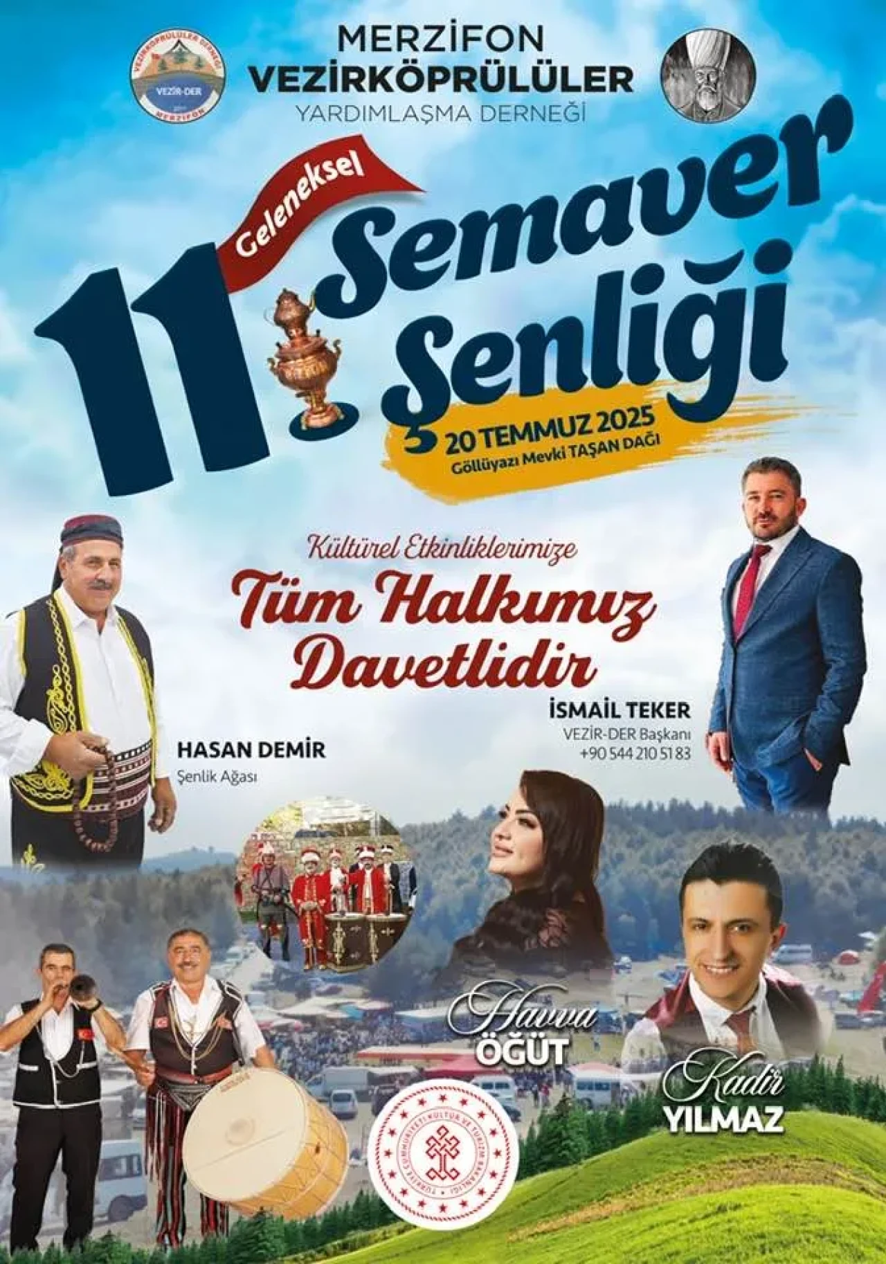 Merzifon Vezirköprülüler 11. Geleneksel Semaver Şenliği’nde Buluşuyor