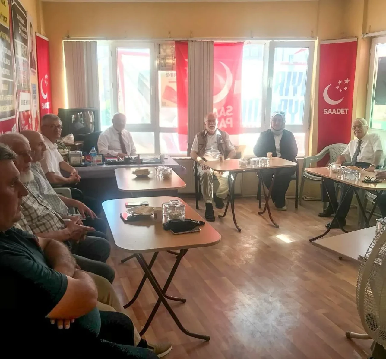 Merzifon Vakfı’ndan Saadet Partisi Merzifon İlçe Başkanlığı’na Ziyaret
