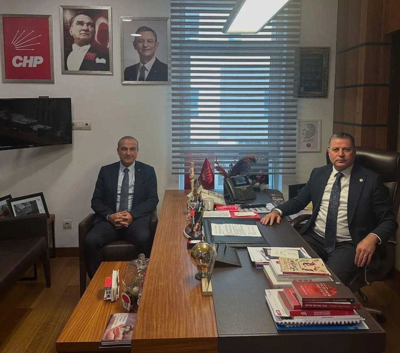 ATSO Başkanı Kırlangıç’tan CHP Amasya Milletvekili Karagöz’e Ziyaret