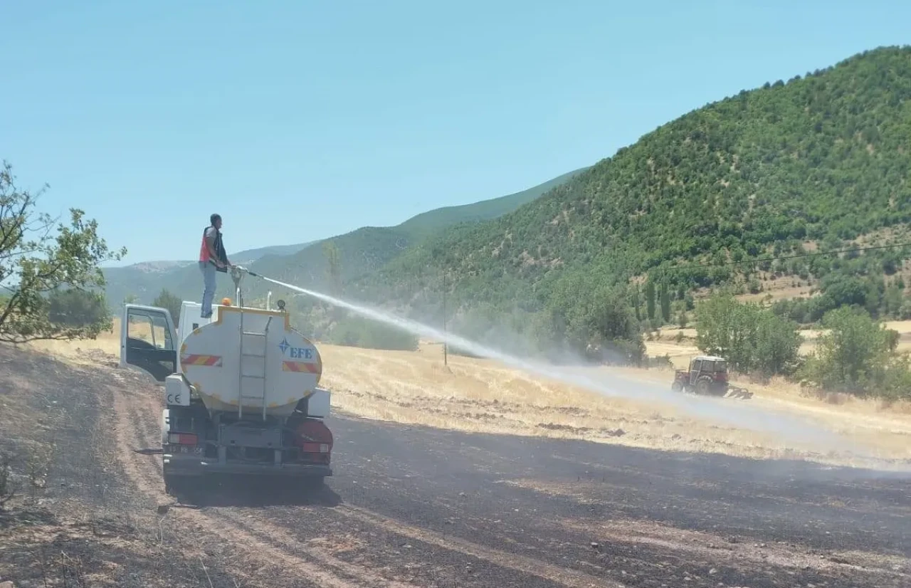 Göynücek’te Anız Yangınlarına Karşı Uyarı: “Bir Kıvılcım Binlerce Canı Yakabilir!”