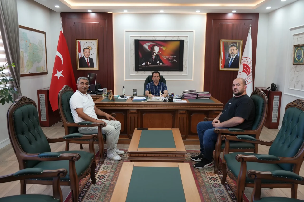 Başkan Adem Öksel’den İl Tarım ve Orman Müdürü Gürol Çetin’e Ziyaret