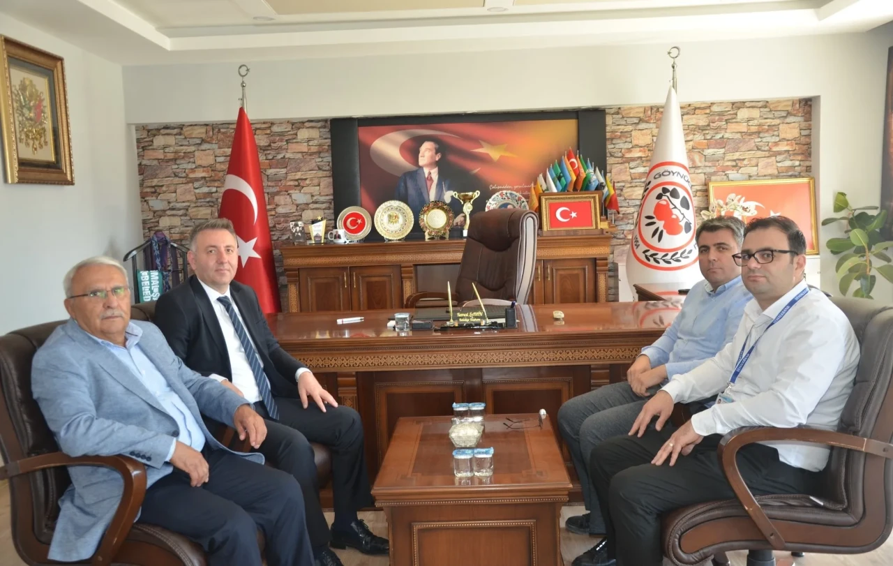 Halk Bankası Göynücek Şube Müdürü’nden Başkan Şahin’e Ziyaret