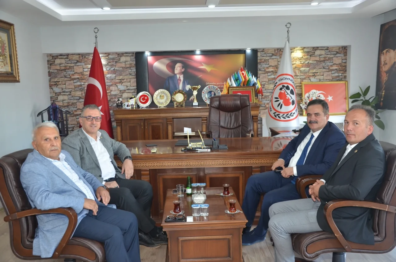AK Parti Amasya Milletvekillerinden Göynücek Belediye Başkanı Kemal Şahin’e Ziyaret
