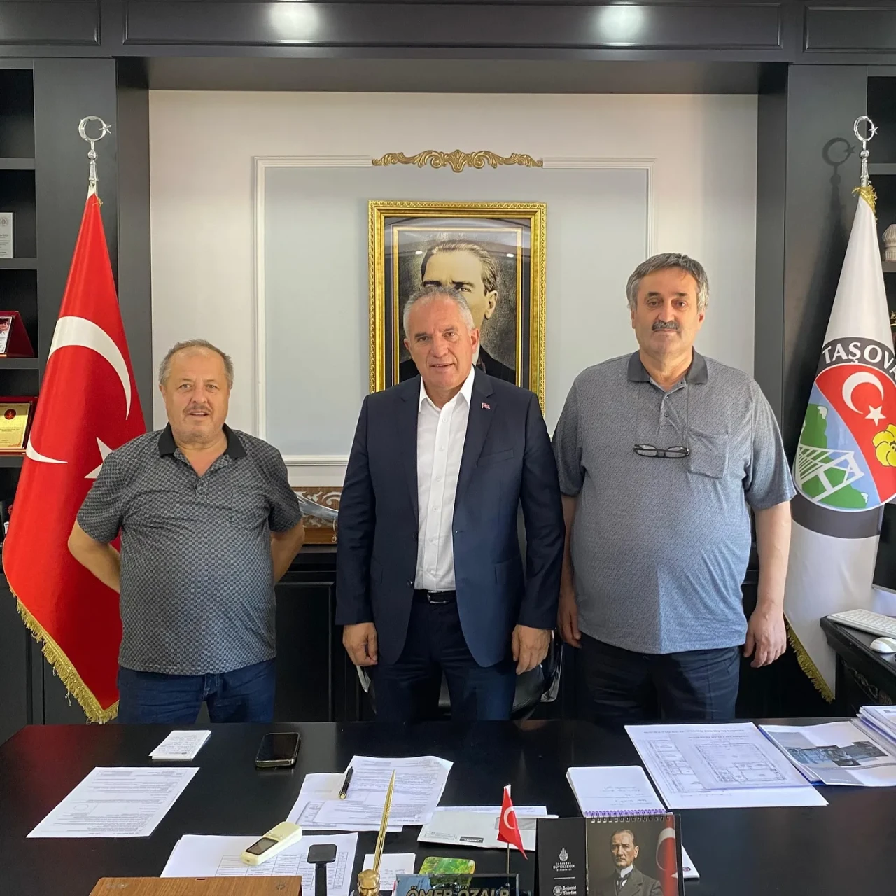 Samsun - Amasya Derneği’nden Başkan Özalp’a Ziyaret