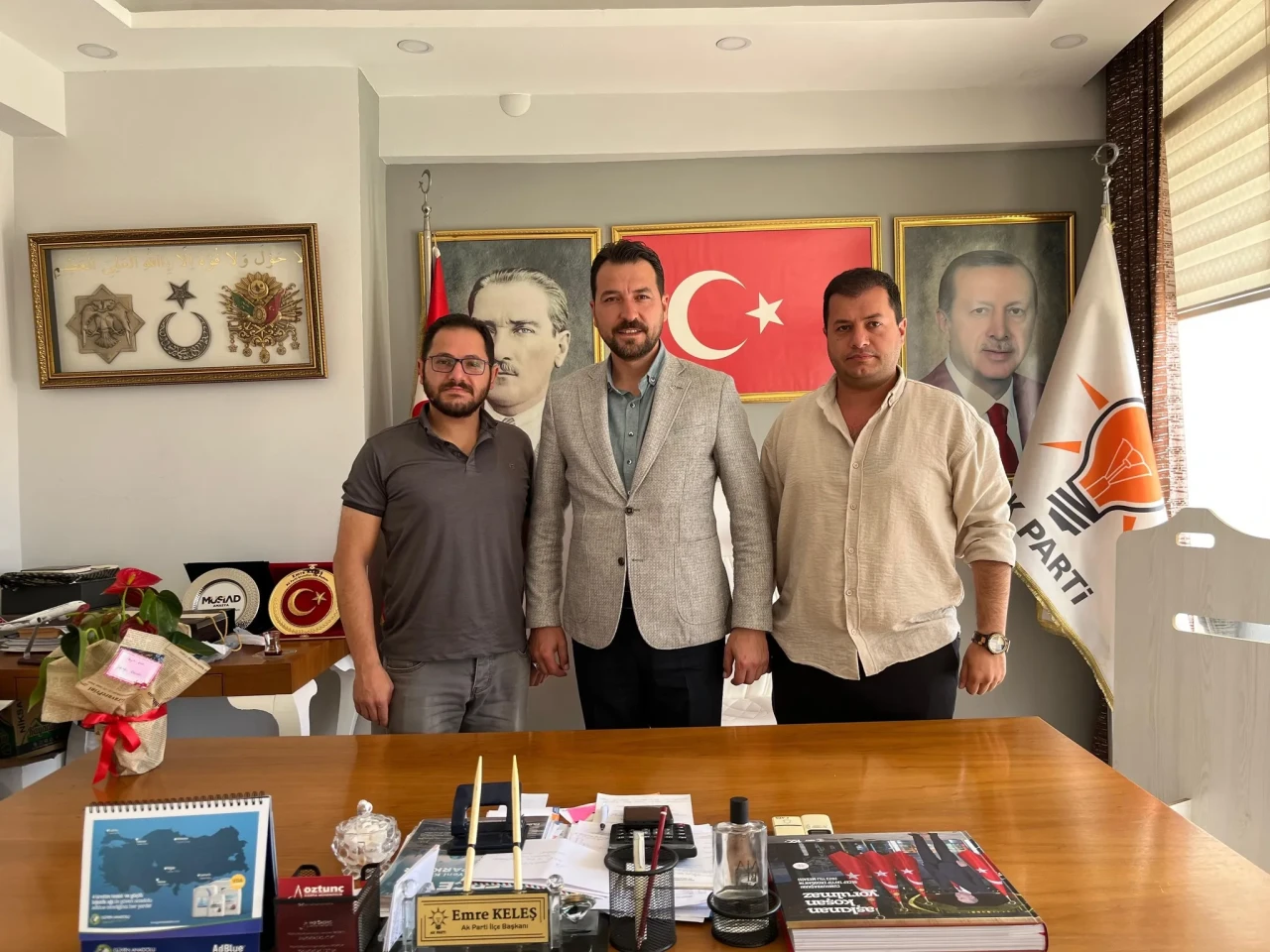 AK Parti Merzifon’da Ziyaretçi Yoğunluğu