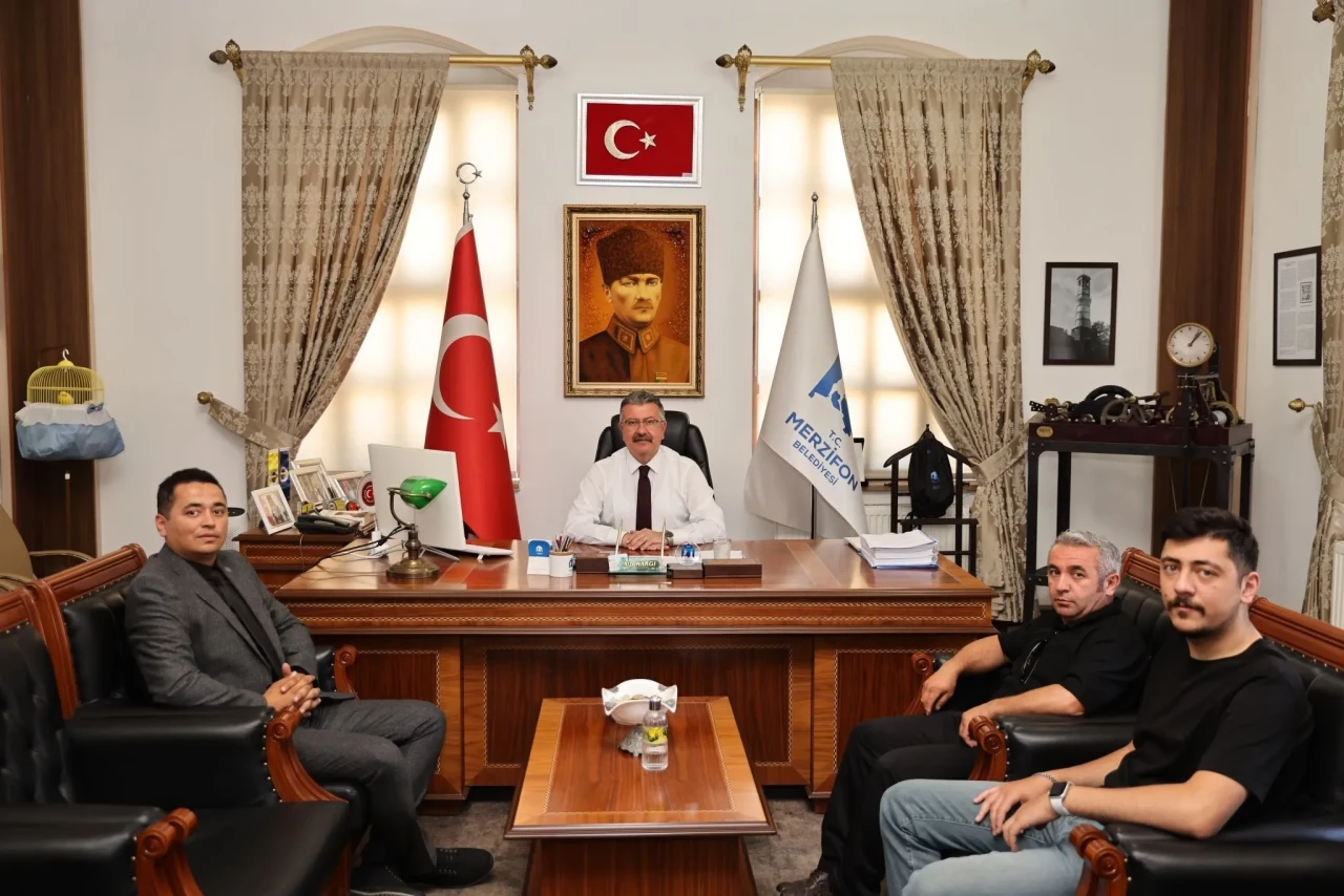 Anahtar Parti Merzifon İlçe Başkanlığı’ndan Başkan Alp Kargı’ya Ziyaret
