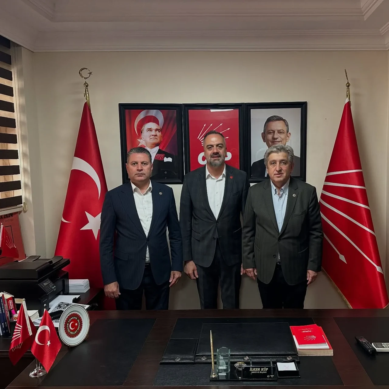 CHP’li Vekillerden Amasya İl Başkanlığı’na Ziyaret