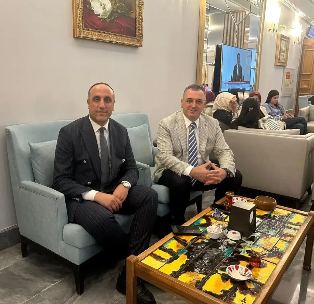 İl Kültür ve Turizm Müdürü Yaser Ergün’den Milletvekili Hasan Çilez’e Nezaket Ziyareti