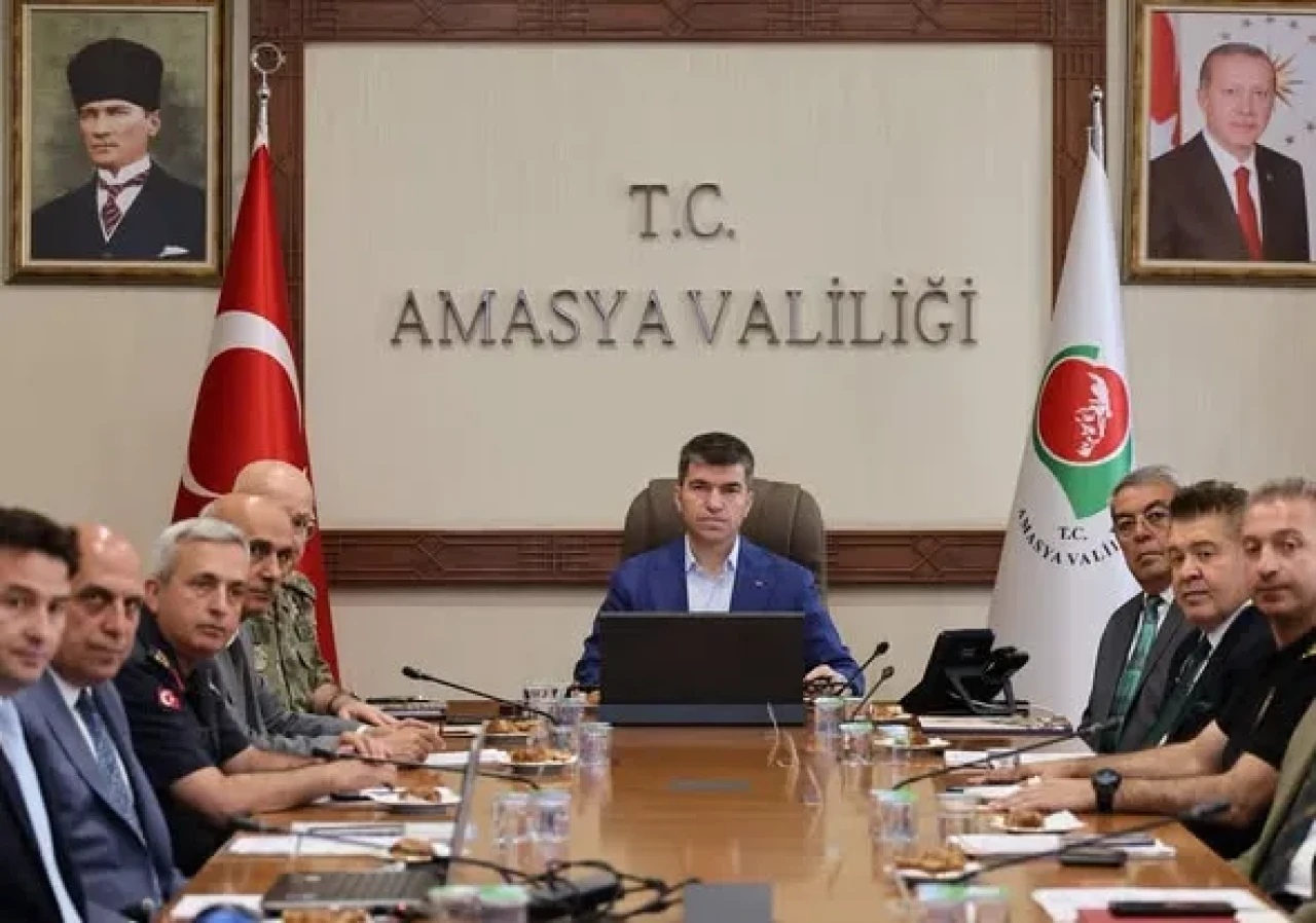 Amasya’da 30 Ağustos Zafer Bayramı Hazırlık Toplantısı Gerçekleştirildi