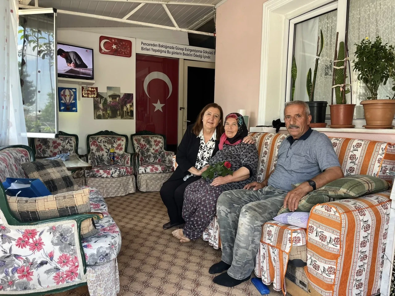 Başkan Zehra Özyol’dan Şehit Ailelerine Anlamlı Ziyaret