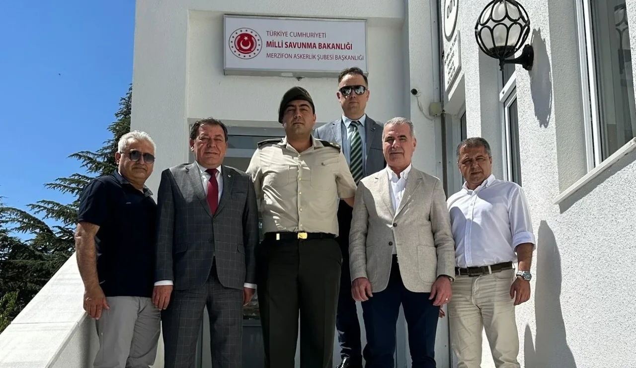 Merzifon TSO’dan Askerlik Şubesi Başkanı İncesu’ya Nezaket Ziyareti