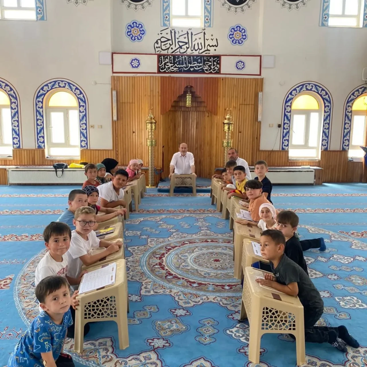 İlçe Müftüsü Sıtkı Kaya’dan Cami ve Yaz Kur’an Kurslarına Ziyaret