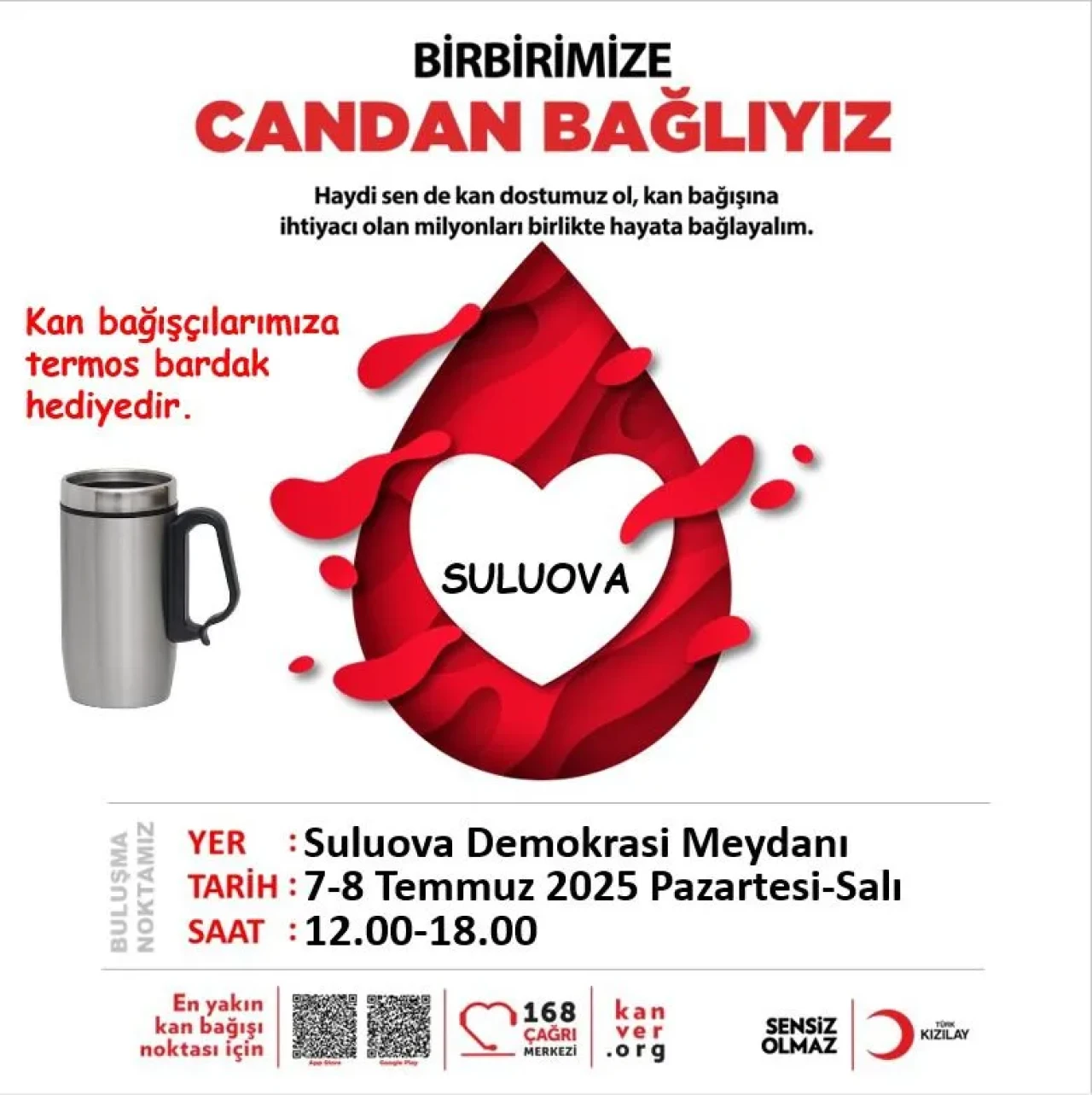 Suluova’da Kan Bağışı Seferberliği: Hayat Kurtarmaya Davetlisin!