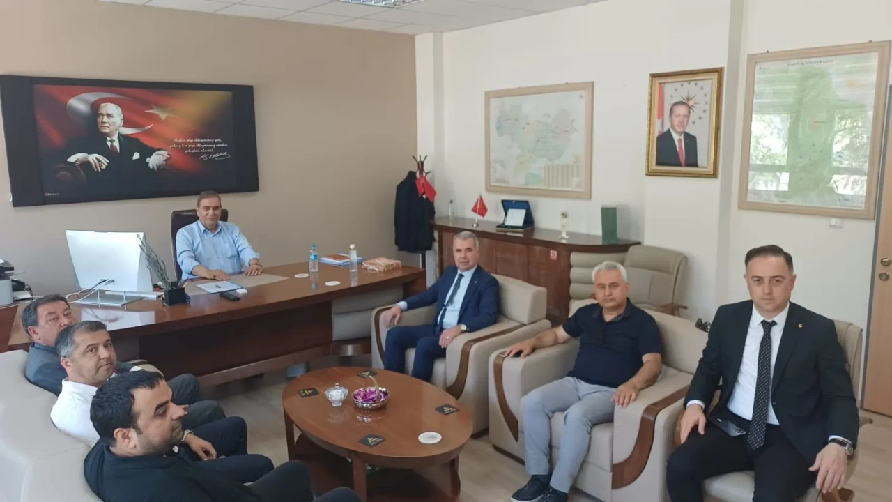 Merzifon TSO’dan İlçe Tarım ve Orman Müdürü Bekir Dutkuner’e Hayırlı Olsun Ziyareti
