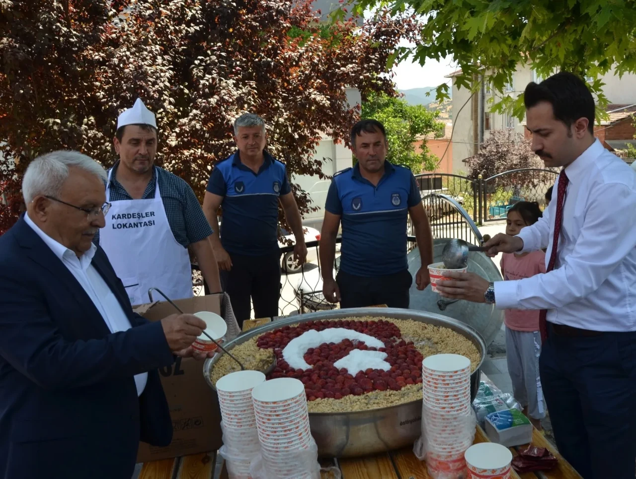 Göynücek’te Aşure Günü Bereketi Meydana Taştı