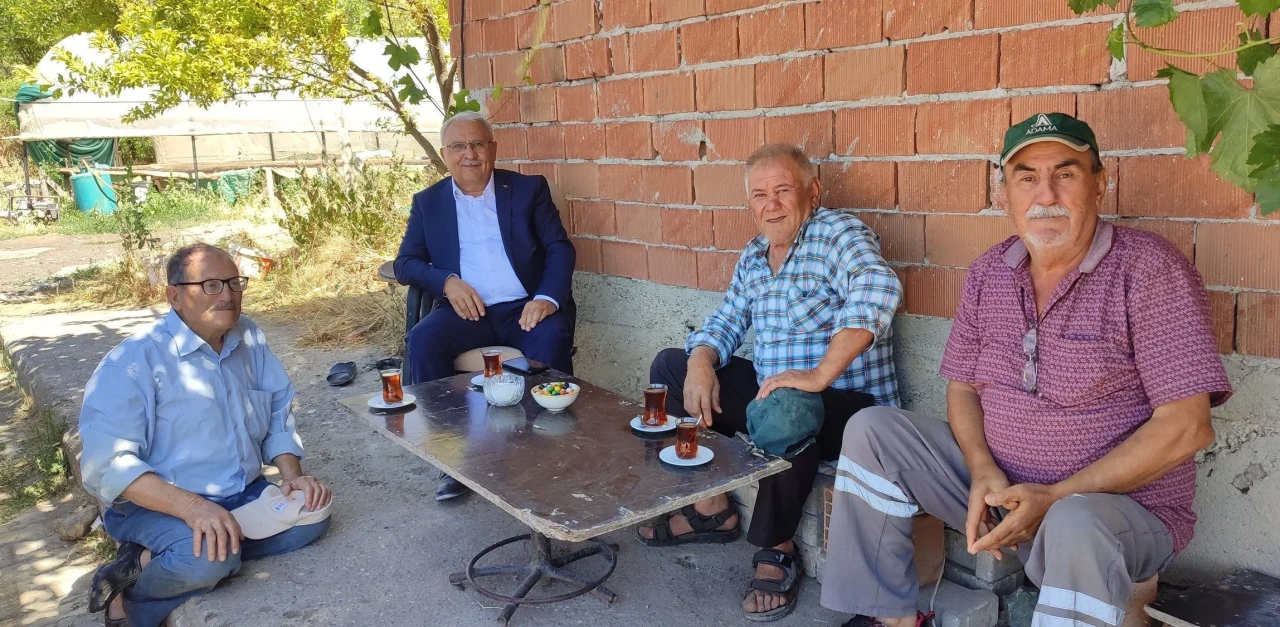 Başkan Kemal Şahin, Saha İncelemelerinde Vatandaşlarla Buluştu