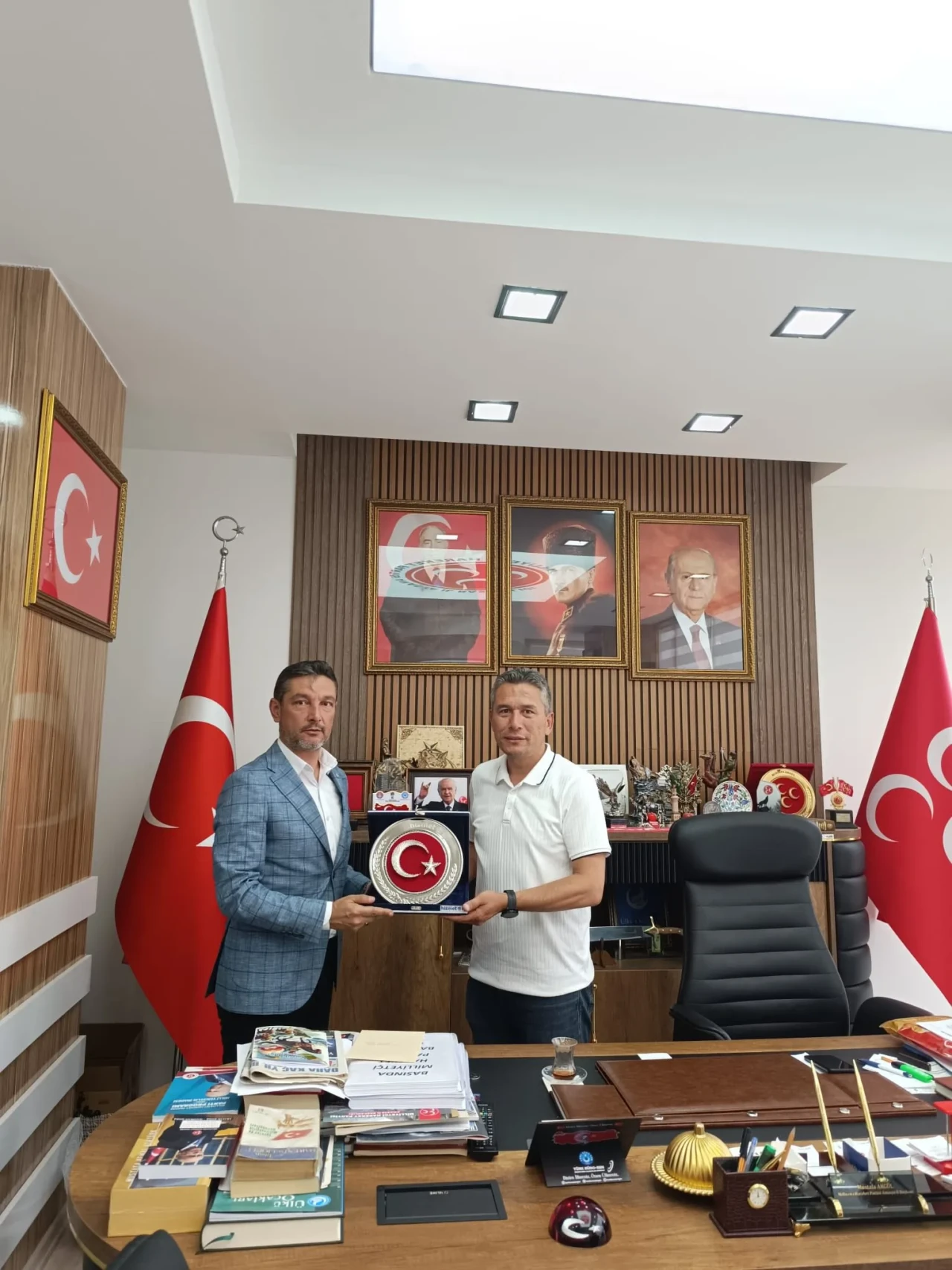 MHP Amasya İl Başkanlığı’na Hizmet-İş Sendikası’ndan Ziyaret