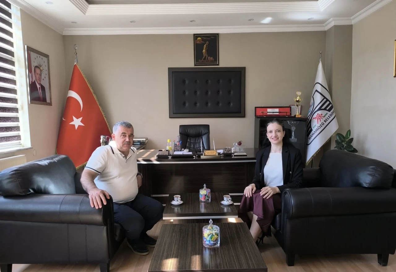 Kaymakam Erdoğan Duramaz’dan Hamamözü Belediyesi’ne Veda Ziyareti