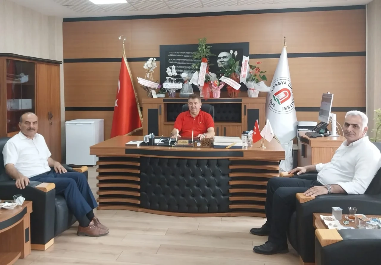 Eğitim-Bir-Sen’den Amasya Üniversitesi’ne Hayırlı Olsun Ziyareti