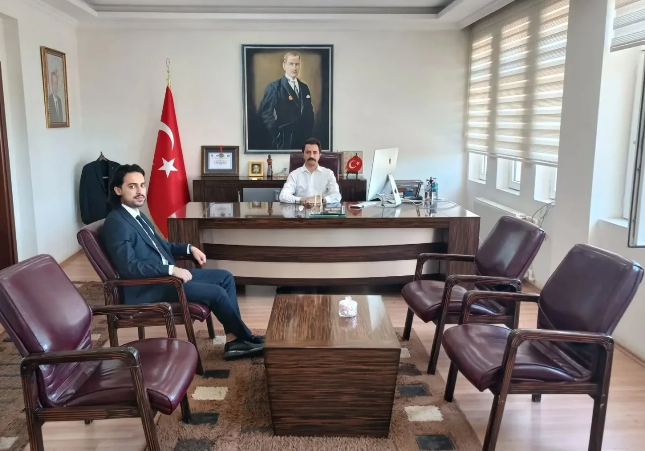 Başhekim Dr. Mustafa Mümin Öztürk’ten Kaymakam Osman Demirgül’e Veda Ziyareti