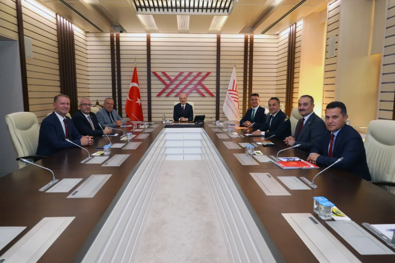 Rektör Turabi’den YÖK Başkanı Prof. Dr. Özvar’a Hayırlı Olsun Ziyareti