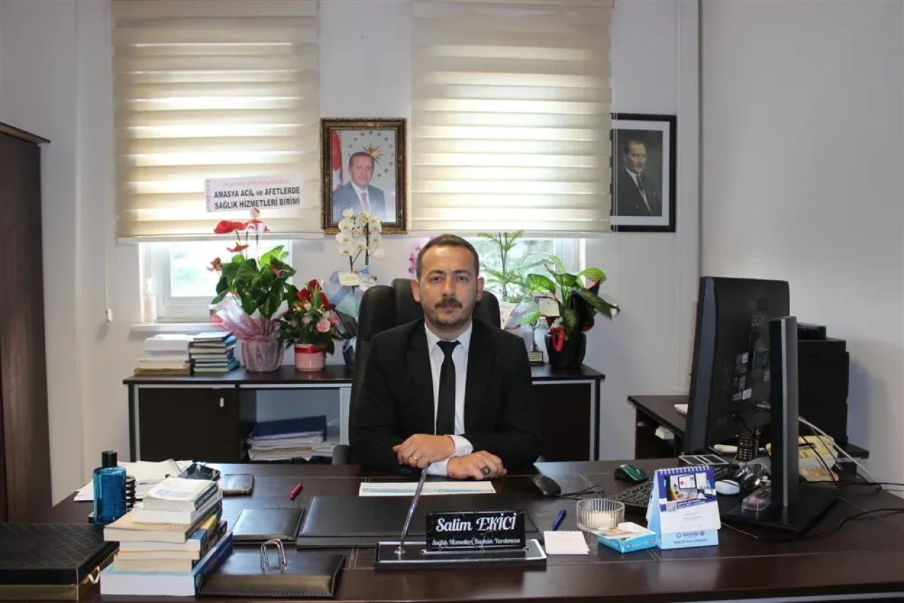 Salim Ekici Amasya’daki Yeni Görevine Başladı
