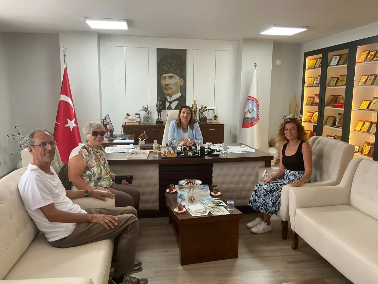 Başkan Özyol’a Hemşehrilerinden ve Tokat Vakıflar Bölge Müdürlüğü’nden Ziyaret