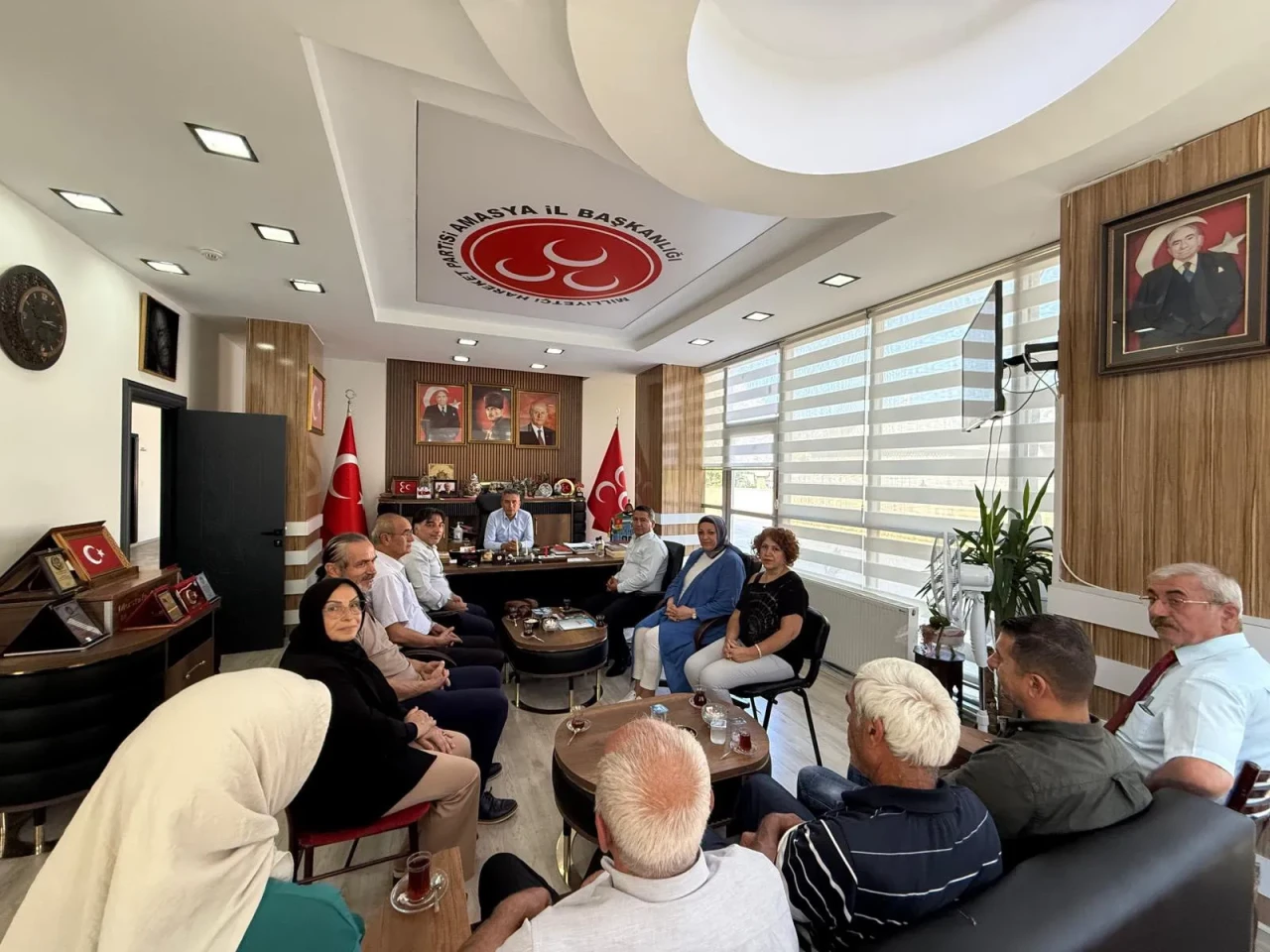 MHP İl Başkanı Akgül, Tarım Müdürü Arslan’ı Ağırladı