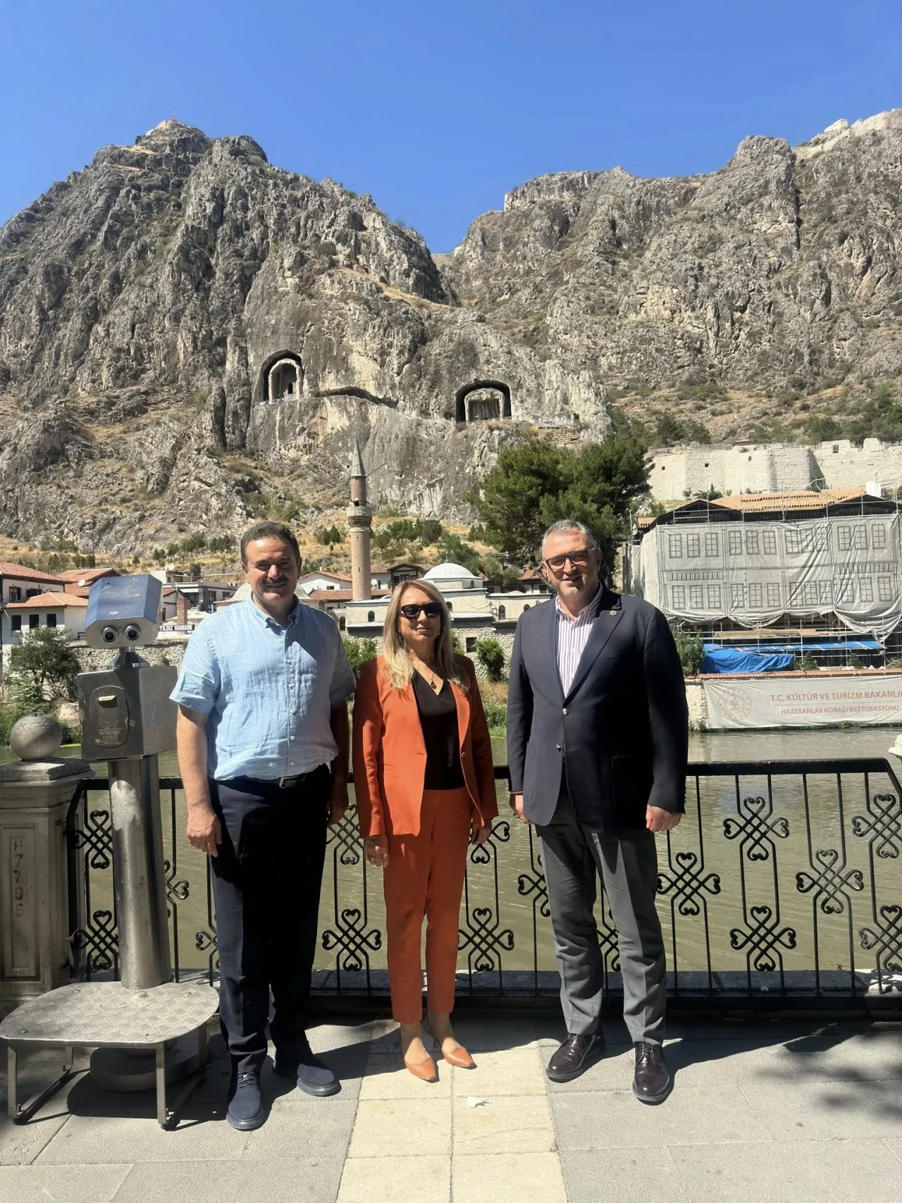 MHP Grup Başkanvekili Kılıç, Amasya’da AK Parti Milletvekilleri İpek ve Çilez ile Bir Araya Geldi